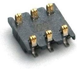 78864-1001, Power to the Board 1.6mm Pitch Comp Conn Dual Row 6Ckt