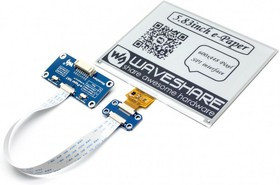 5.83inch e-Paper HAT, E-Ink дисплей 600×448px форм-фактора HAT для Raspberry Pi 5.83inch e-Paper HAT, E-Ink дисплей 600×448px форм-фактора HAT для Raspberry Pi