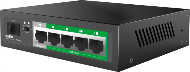 Коммутатор 6PORT 10/100/1000 4POE+2XGE P106GC NETIS