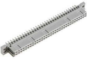 302-40064-02, Connector, DIN 41612, 4.6mm, Socket, Straight, Type B, Poles - 64