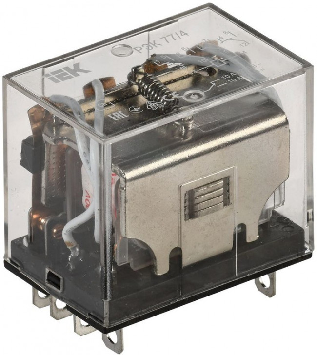 RRP10-4-10-220A, Реле РЭК77/4 10А 220В (РП-21) АС