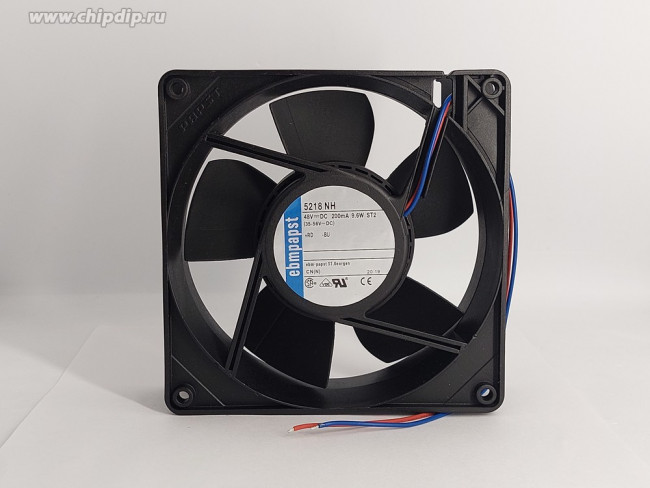 Вентилятор Ebmpapst 5218NHIR 127x38 48V 9.6W 2pin