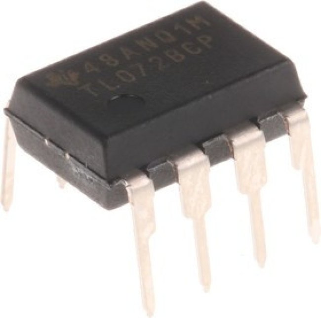 TL072BCPE4, TL072BCP , Op Amp, 3MHz, 8-Pin PDIP