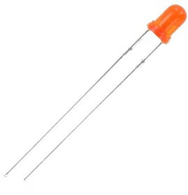 WP132XND, Standard LEDs - Through Hole ORANGE DIFFUSED WP132XND, Standard LEDs - Through Hole ORANGE DIFFUSED