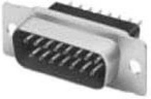 745411-1, D-Sub Standard Connectors PLUG FULL MTL SHL 15 standard mntg holes 745411-1, D-Sub Standard Connectors PLUG FULL MTL SHL 15 standard mntg holes