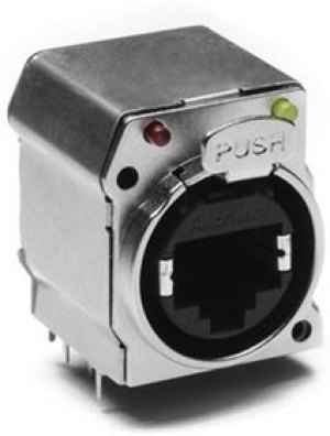 RJX8FB5HGYEB, Modular Connectors / Ethernet Connectors XLRnet B Type HOR CAT5e GRN/YEL Shield