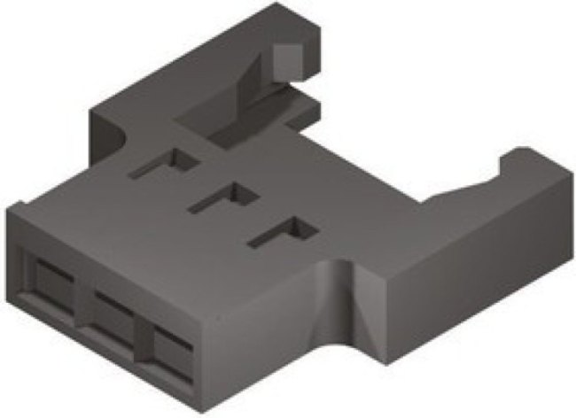 51006-0300, Male Connector Housing, 2mm Pitch, 3 Way, 1 Row 51006-0300, Male Connector Housing, 2mm Pitch, 3 Way, 1 Row