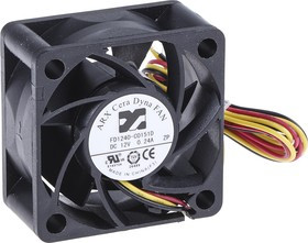FD1240-C0151D2AL, CeraDyna Series Axial Fan, 12 V dc, DC Operation, 21.6m³/h, 2.04W, 170mA Max, 40 x 40 x 20mm