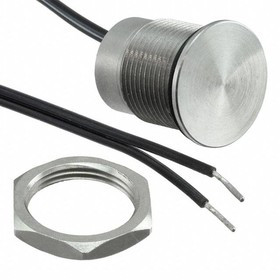 MPZ016/F, Pushbutton Switches 16MM non illuminated flat head Stainless