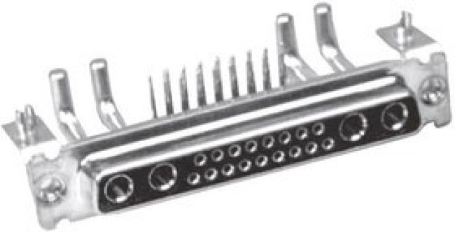 L77TWA7W2P, D SUB COMBINATION CONN, 5S+2P, DA, PLUG