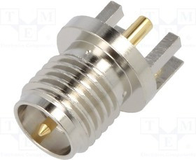 CONREVSMA003.062, Гнездо, SMA "папа", reverse краевой 50Ом SMT PCB тефлон