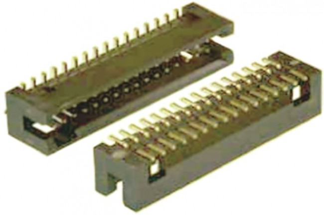 20021221-00006C4LF, Гнездо, штыревое, Minitek127, "папа", PIN 6, вертикальный, 1,27мм, SMT