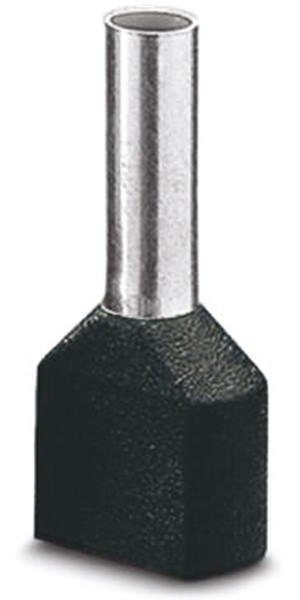 AI-TWIN 2X 1,5-8 BK, Кабельный наконечник AI-TWIN 2X 1,5-8 BK, Кабельный наконечник