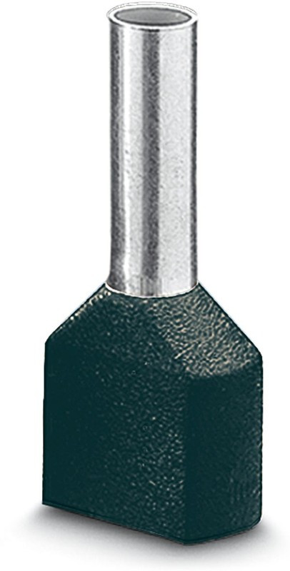 AI-TWIN 2X 1,5-8 BK, Кабельный наконечник AI-TWIN 2X 1,5-8 BK, Кабельный наконечник