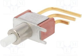 8125SD9AV2BE, Переключатель: кнопочный, Пол: 2, SPDT, 1A/120ВAC, 1A/28ВDC