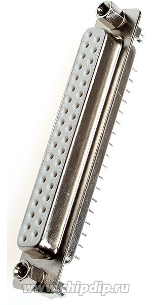 DPS-37FA, гнездо D-SUB на плату 37pin без фиксатора (101-37SCKYS ONE NUT)
