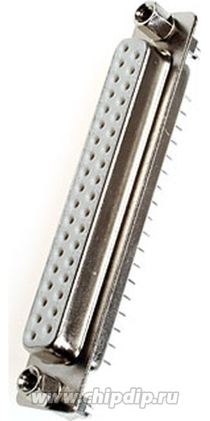DPS-37FA, гнездо D-SUB на плату 37pin без фиксатора (101-37SCKYS ONE NUT)