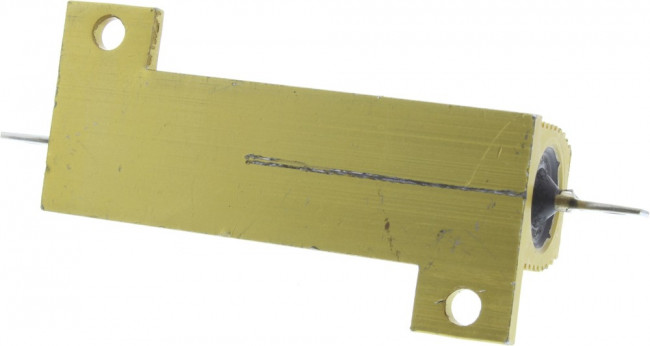 HS50 1R J, Резистор: проволочный, с радиатором, винтами, 1Ом, 50Вт, ±5%