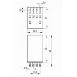 Реле РЭК 78-4 3А 24В AC IEK RRP20-4-03-024A