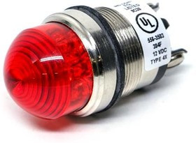 556-3503-304F, LED Panel Mount Indicators Dome Red 12VDC 95mA 1300fL 556-3503-304F, LED Panel Mount Indicators Dome Red 12VDC 95mA 1300fL