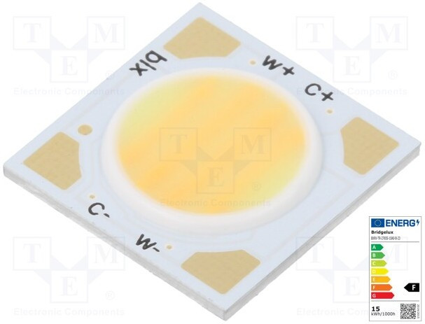 BXRV-TR-2765S-10A0-B-23, Power LED; COB,bicolour; white warm/cold white; 250mA; P: 8.7W BXRV-TR-2765S-10A0-B-23, Power LED; COB,bicolour; white warm/cold white; 250mA; P: 8.7W