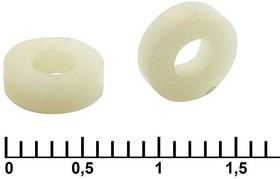 ф7-3x2, Втулка пластиковая , внешний диаметр 7 мм, внутренний диаметр 3 мм, длина 2 мм