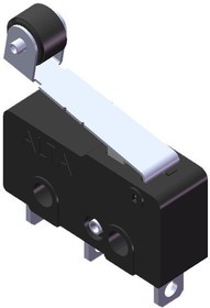 MP005573, Микропереключатель, Субминиатюрный, Роликовый Рычаг, SPDT, Solder Lug, 5 А