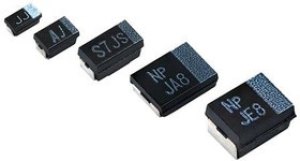 T55B107M6R3C0035, Cap Tant Polymer 100uF 6.3VDC B CASE 20% (3.5 X 2.8 X 1.9mm) SMD 3528-21 0.035 Ohm