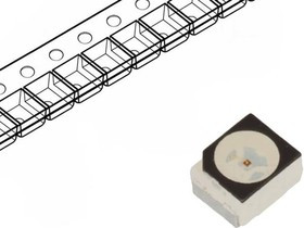 LR T68F-U1AA-1-1, LED; SMD; 3528,PLCC2; red; 1.5?3.8lm; 450?1400mcd; 3.4x3x2.1mm