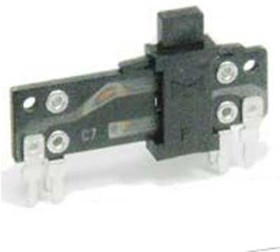 Резистор переменный, движковый 20кОм, линейность A, ширина 30мм, вал и размеры 4C5x4, F-1072