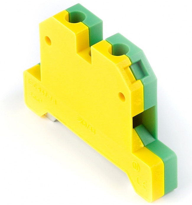 Зажим наборный 6мм2, JXB 50А, земля, Smartbuy (SBE-JXB-6-yg )