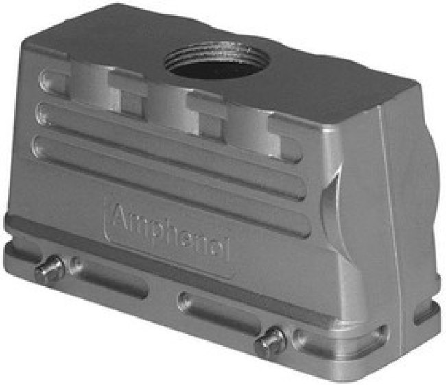 C146-11G024-500-1, Heavy Duty Power Connectors Heavy Mate Hood EMI