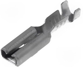 160173-2, Наконечник: плоская, 2,8мм, 0,8мм, "мама", 0,3-0,6мм2, обжим