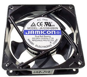 JA1238H2B0N-T, вентилятор 220В 120х120х38мм подшипник качения клеммы