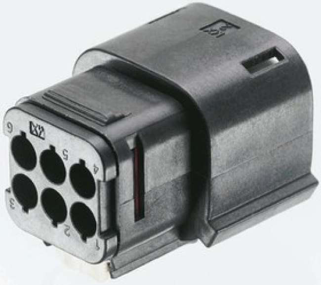 19418-0004, MX150L Female Connector Housing, 5.84mm Pitch, 4 Way, 2 Row