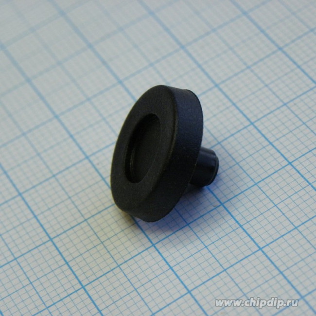 GF3, (D основания=17, d втулки=5, h основания=3.5, h общая=10), Ножка для РЭА, PVC (Manufacturer PN: DE16-2218-5)