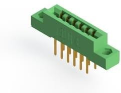 307-012-522-204, Standard Card Edge Connectors 12 POS .156" x .200" GREEN