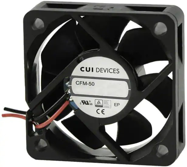 CFM-5015V-258-330-20, DC Fans 24Vdc 1.32W 17CFM DC Axial 50x15mm TS