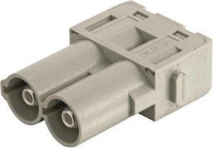 09140022646, Разъем для тяжелых условий, Han-Modular, Insert, 2 Контакта, Штекер, Винтовой Контакт 09140022646, Разъем для тяжелых условий, Han-Modular, Insert, 2 Контакта, Штекер, Винтовой Контакт