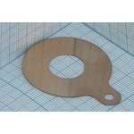 Ультразвуковое кольцо излучатель из пьезокерамики 35xd15x6мм, 46кГц, пэу 35xd15x6,0\кольцо\ 46кГц\\P