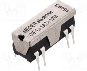 DIP12-1A72-12M, Реле герконовое SPST-N