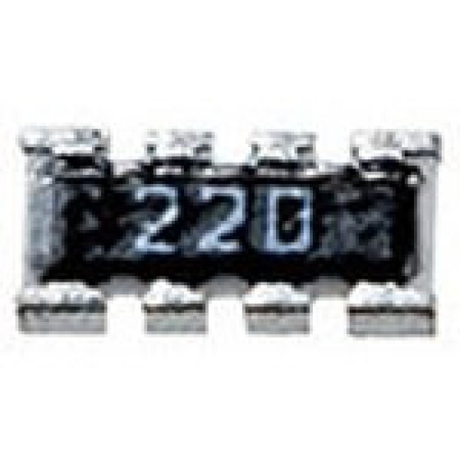 CAY10-820J4 4х82 Ом, ЧИП резисторная сборка (SMD)