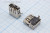 Гнездо USB, Тип A, угловое, реверсивное (reverse), 4 контакта, на плату; №11014 гн USB revers\A\4P2C\ плат\угл\\USBA-1J REV