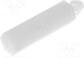 FIX-MAE-19TV, Дистанц PCB, полиамид, Дл: 19мм, Цвет: натуральный, Ключ: 5,5мм