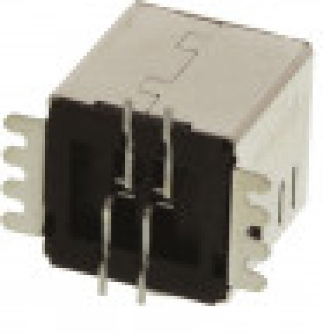 1734517-1, Разъем USB, Тип B, USB 2.0, розетка, 4 контакта, SMD
