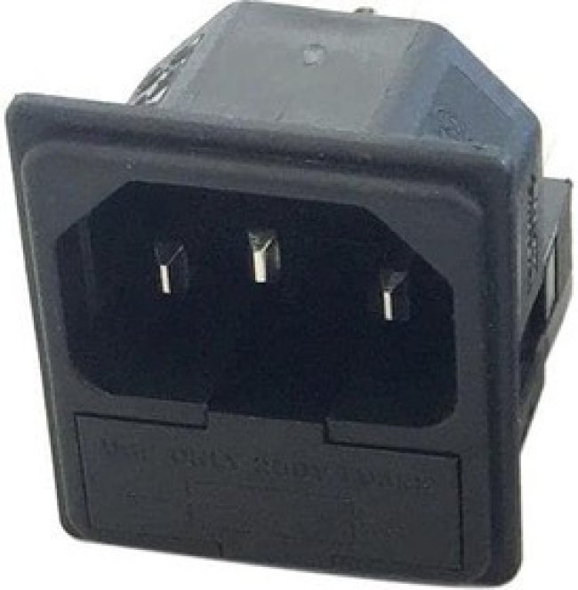 PX0597/WH, AC Power Entry Modules Fem IEF Conn Straight, White PX0597/WH, AC Power Entry Modules Fem IEF Conn Straight, White