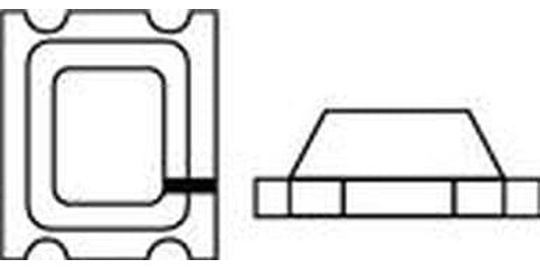 598-8621-207F, Светодиод, Красный Оранжевый, Зеленый, SMD (Поверхностный Монтаж), 140 °, Прямоугольная
