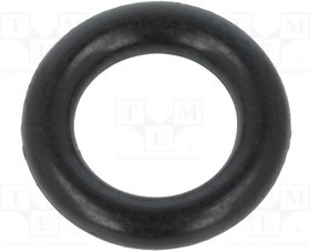 O-6X2-70-NBR, Прокладка O-ring, NBR, Thk: 2мм, dвнутр 6мм, черный, -30-100°C