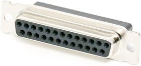 40-9825S, D-Sub Standard Connectors DB25 CRMP SKT