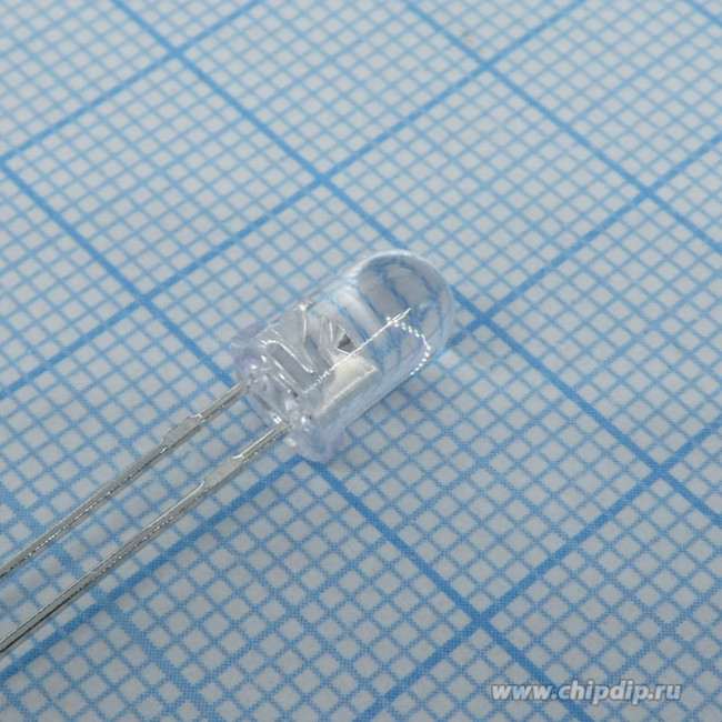 L-7113SF4C (L-53SF4C), ИК светодиод d=5мм 880нм 30мВт